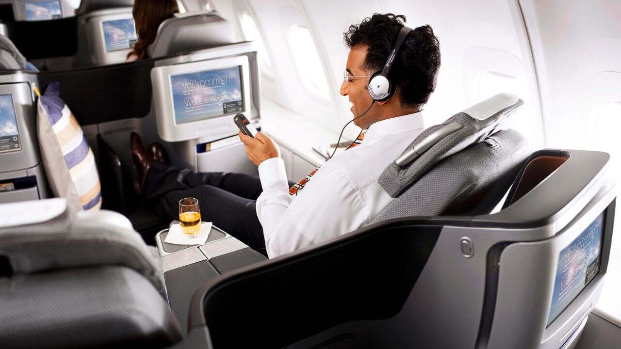 Lufthansa Business Class In-Flight Entertainment